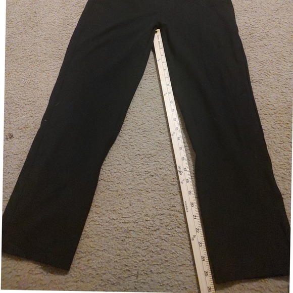 Michael Kors Pants - Michael Kors Black Pull On Leggings Slim Fit Pants MK Logo Size Medium